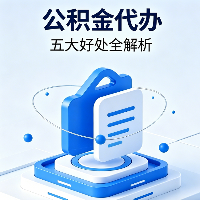 萍乡公积金代办到底值不值？这5大好处让你少走弯路